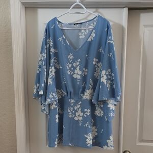 BloomChic Blue Floral Blouse